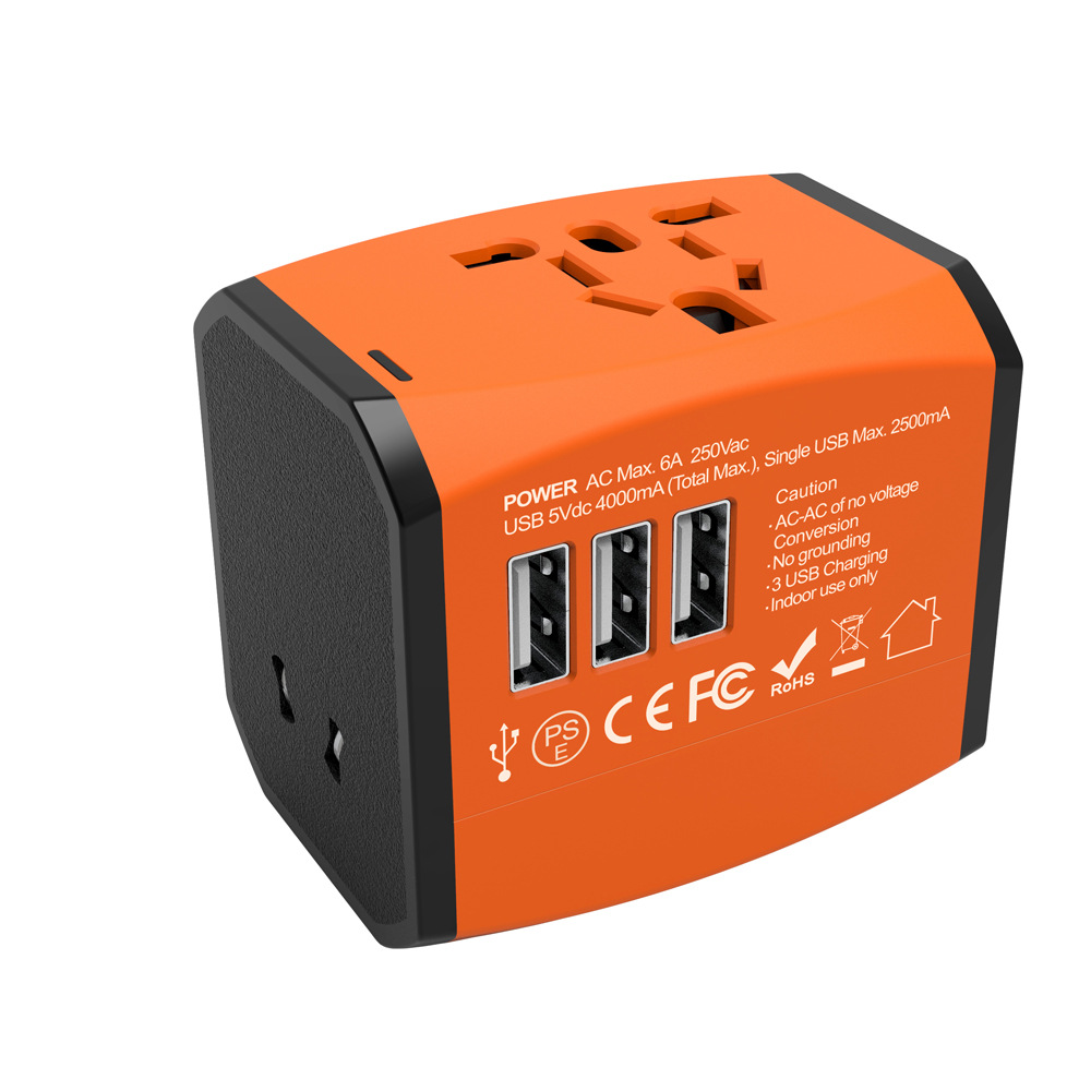 Multi-function Conversion Socket Dual USB Charger