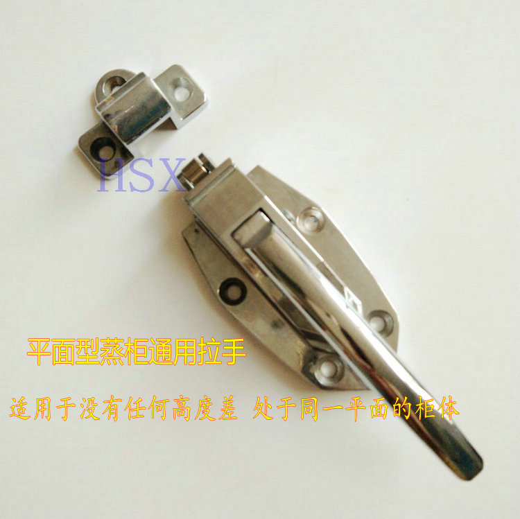 烘烤箱拉手锁雀锁传递窗拉手燕尾锁凸门拉手商业厨具可调节门把手