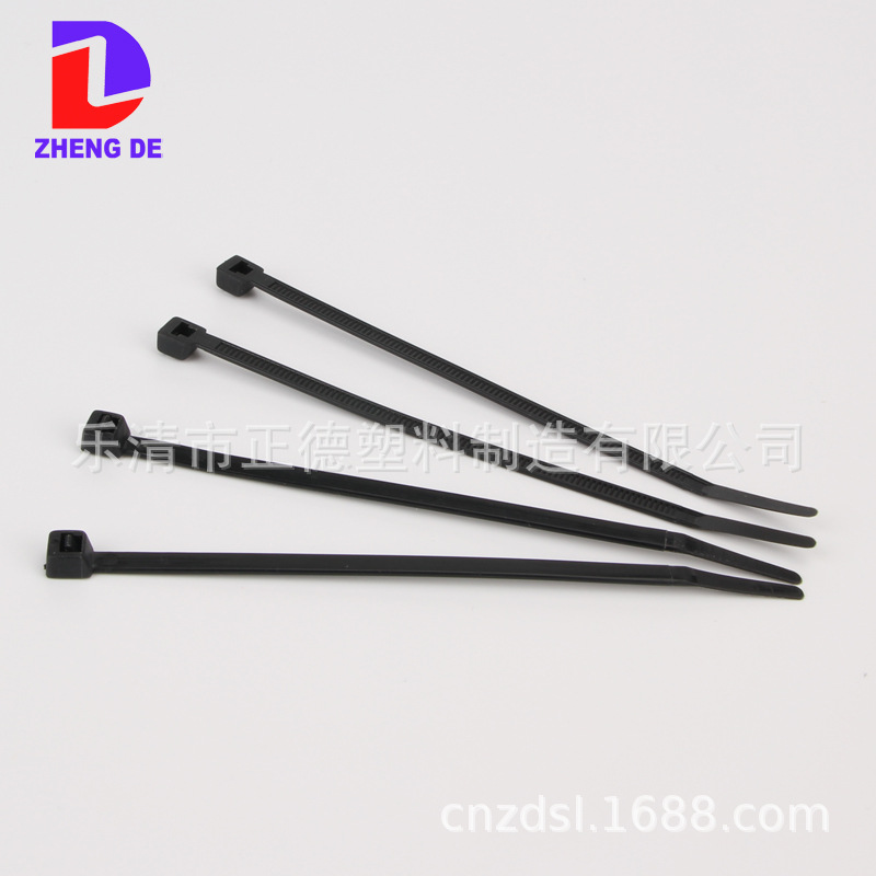 厂家直销尼龙扎5*120/4.6mm 自锁式尼龙束线带 塑料勒死狗扎扣