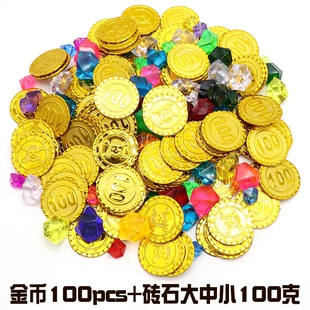 Игрушечные монеты для игр 100 юаней