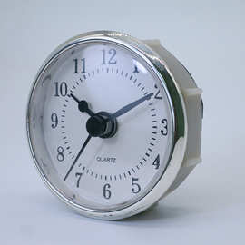 直径56mm圆形塑胶钟头工艺品塑料钟头镶嵌式钟胆