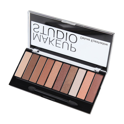 Colorina现货多组色十色眼影盘立体绚丽易上色10色眼影批发 定制|ms