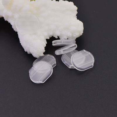 Manufactor goods in stock Earrings Rubber pad Frog clip transparent Cushion silica gel non-slip mat Earring Accessories