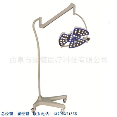 Produce Manufactor Electric old age Care beds stainless steel medical Trolley LED move Petal Shadowless lamp