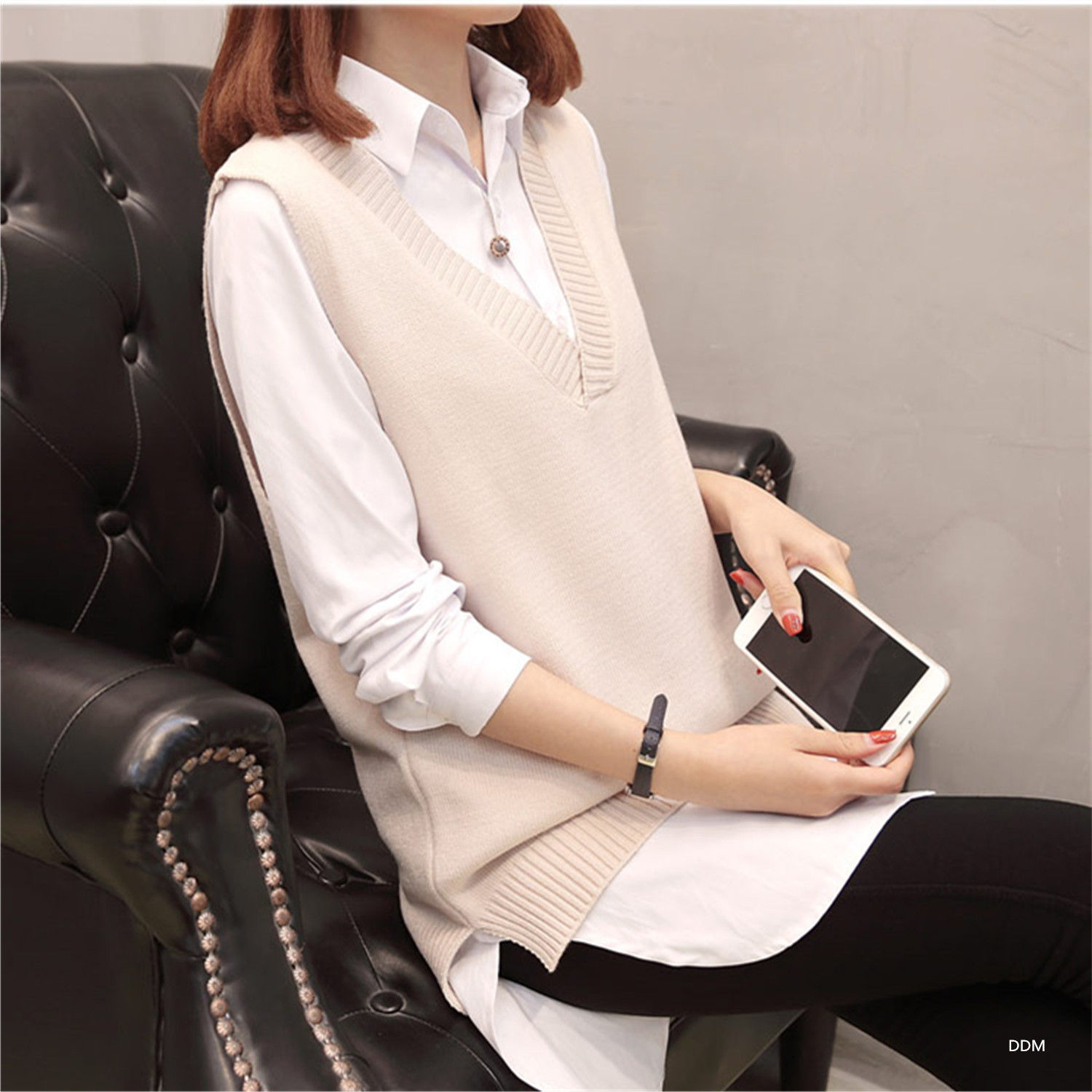 Gilet femme en Fil de base - Ref 3316512 Image 10