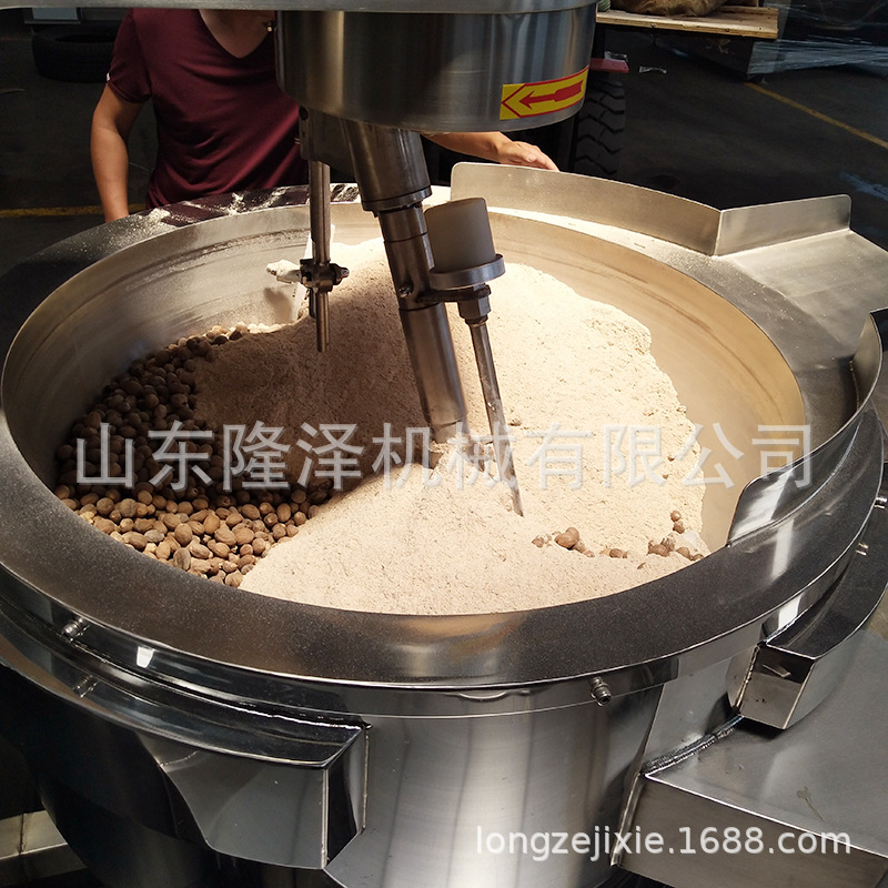 隆泽全自动材炒药机 全自动炒药锅 大型材炒锅烤肉烤鱼煎饼扒炉