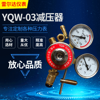 Leier Da Pressure reducer YQW-03 Propane Pressure relief valve Regulator Regulator Pressure gauge quality goods