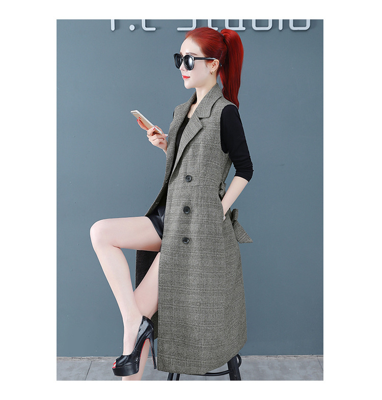 Gilet femme en Mélange de fibres chimiques - Ref 3317717 Image 32