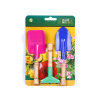 Children's beach shovel flower-shaped, tools set for growing plants, 3 piece set