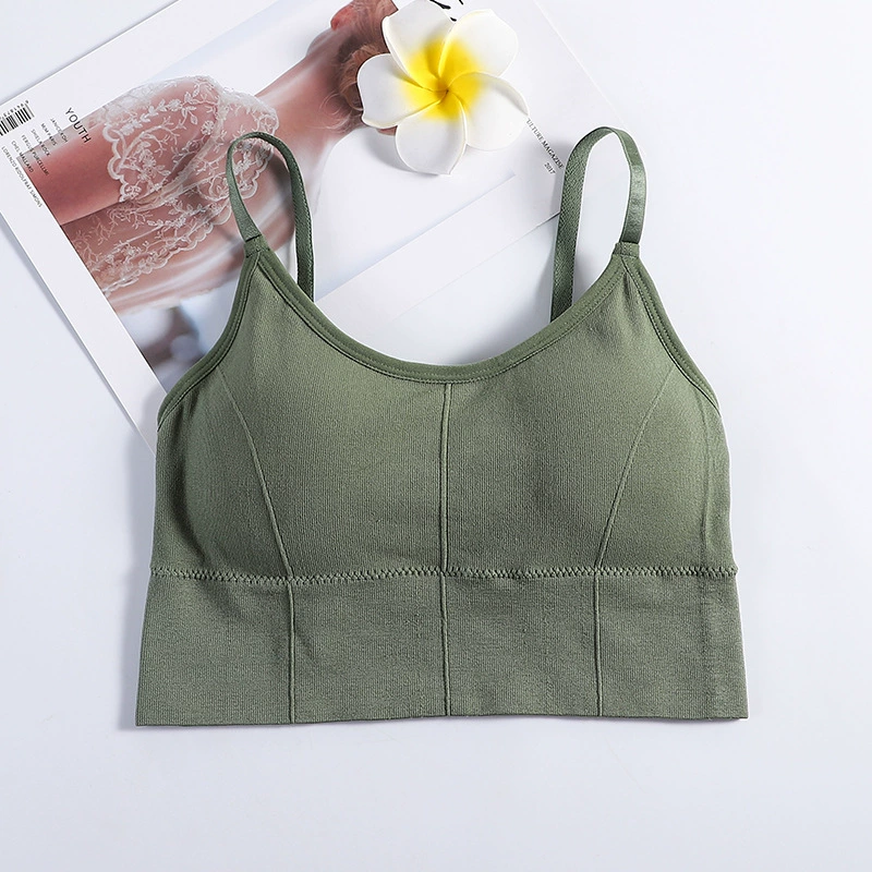 Top with cups, bra top, protective underware, tank top, underwear, (Cross-border trading), beautiful back