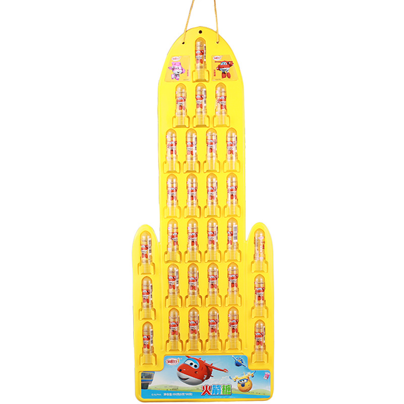 金稻谷5G火箭水果棒棒糖玩具糖创意休闲零食糖果儿童网红硬糖批发|ms