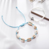 Retro ankle bracelet, beach beads, chain, set, European style, suitable for import