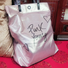 玫琳凱包包粉揚單肩包粉色隨身包定制肩背包購物袋媽咪拎袋