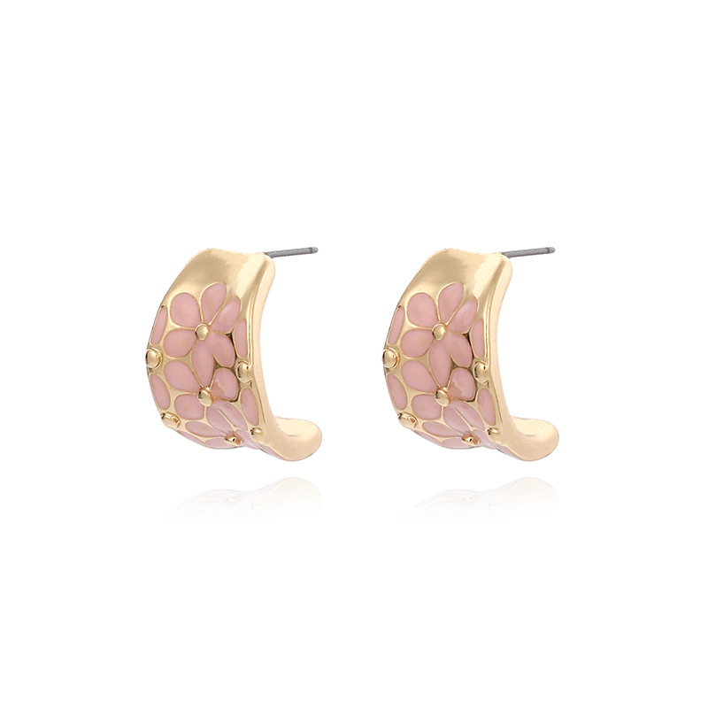 10g Weight Earrings Classification Wedding, Travel Occasion Women'S Gender White, Pink, Red, Yellow, Black Color Fashion New Colorful Exaggerated Women's Earrings 1