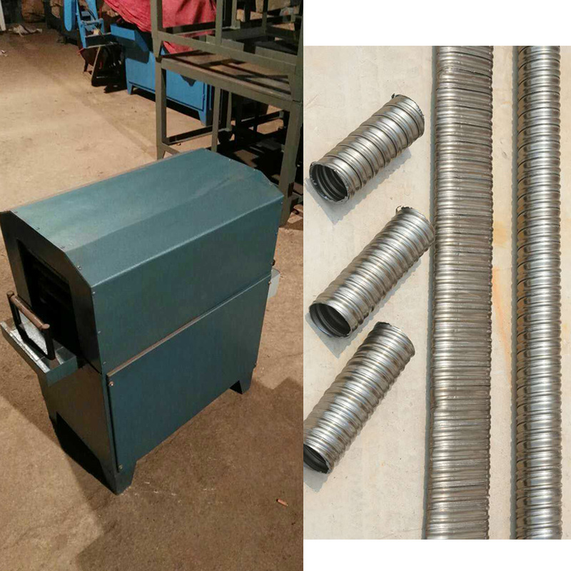 生产金属波纹管压管机 波纹管二次扁管成型机 调速式波纹管成型机