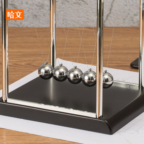 XL/Creative Newton pendulum ball pool ball bumper ball multi-bead perpetual motion model teaching aids metal office ornaments
