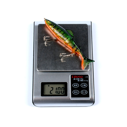 Luya bait 8 colors multi-section bionic fish bait 13cm/21g full swimming layer fake bait hard bait sea fishing beach fishing AliExpress