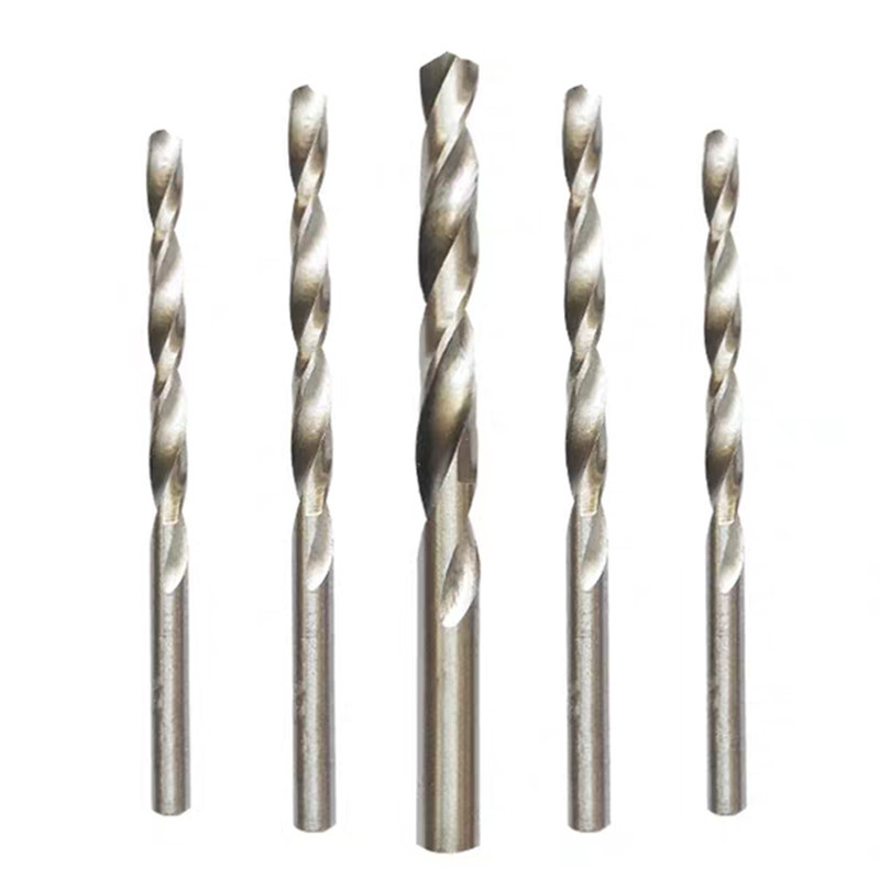 l直柄麻花钻白色钻头高速钢全磨制铁皮木材打孔专用