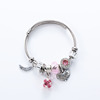 Fashionable adjustable cute bracelet stainless steel, accessory, simple and elegant design