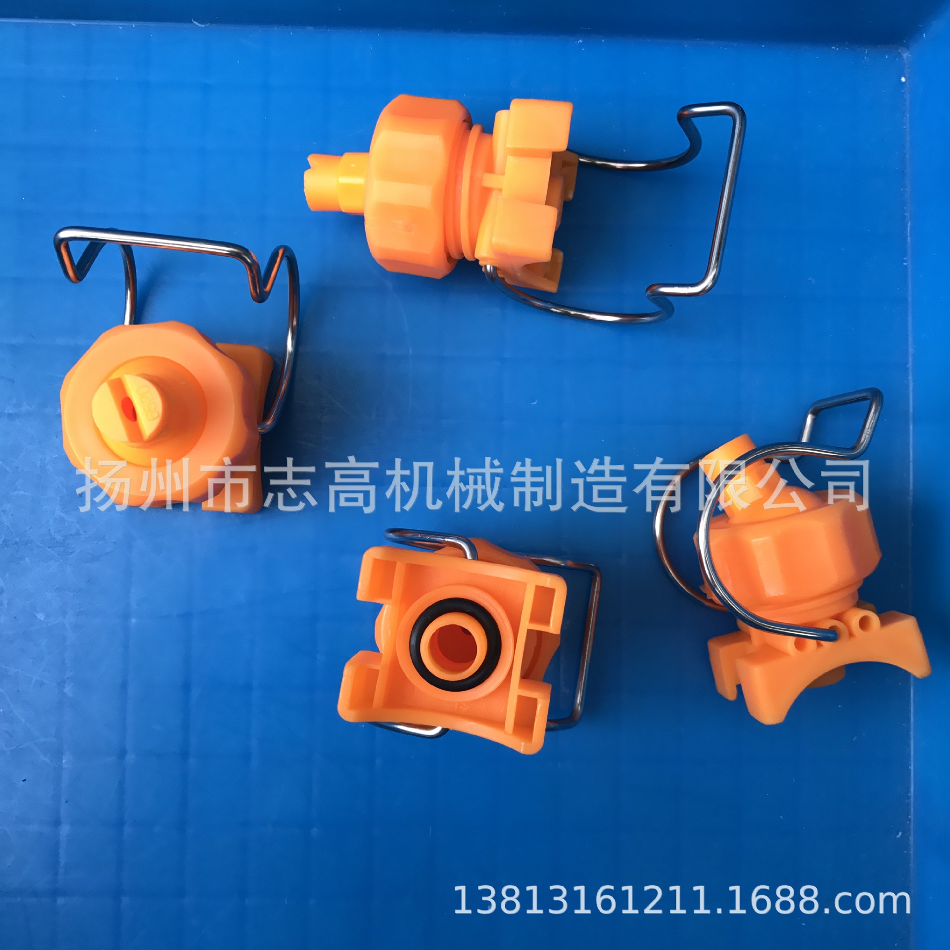 涂装喷淋头前处理喷头塑料 喷嘴卡箍喷嘴  磷化 脱脂 水洗