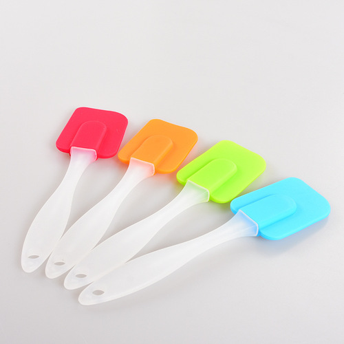 sandpaper handle silicone scraper, supply kitchen silicone scraper, cake cream scraper, baking silicone scraper