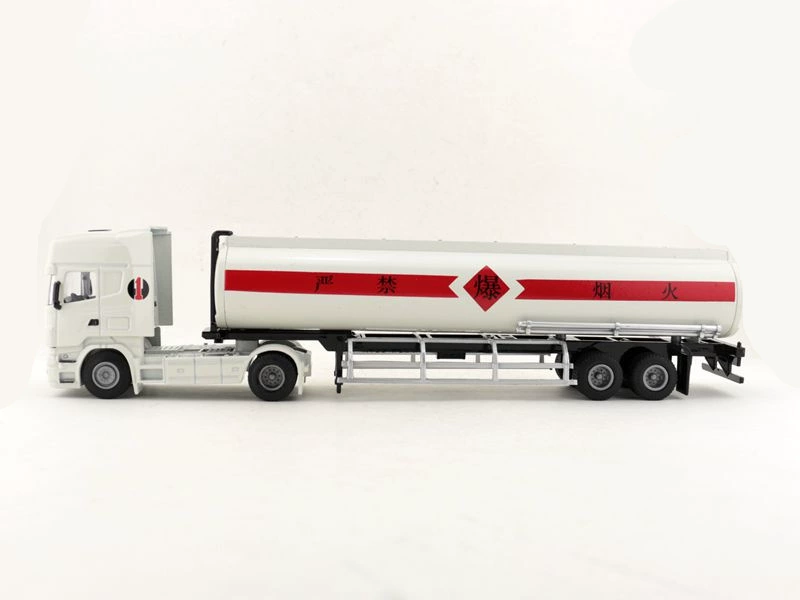 Металлическая игрушка-топливный танк Hua Yi – танкер, Die-Cast тяжелый транспорт, подарочная коробка, масштаб 1:50