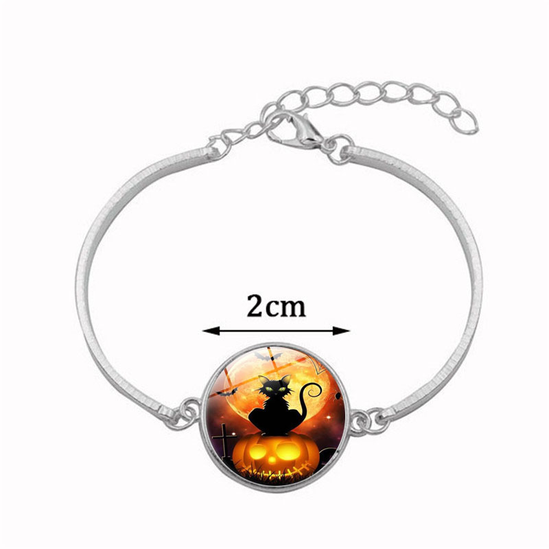 Set gioielli halloween gatto nero collana orecchini bracciale_voghion.com