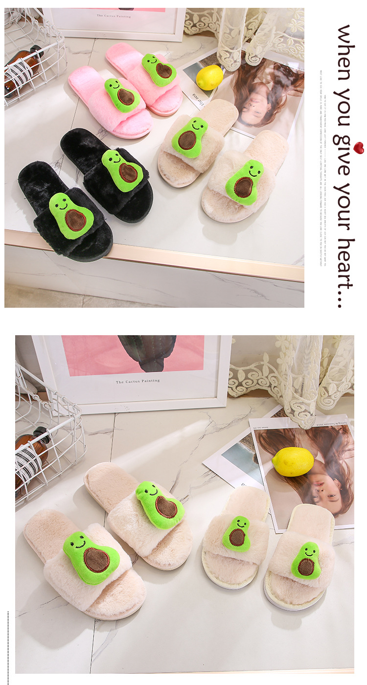 indoor non-slip thermal insulation cotton slippers NSPE10016