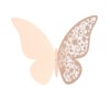 Fuchsia three dimensional decorations with laser with butterfly on wall, layout, 3D, wholesale