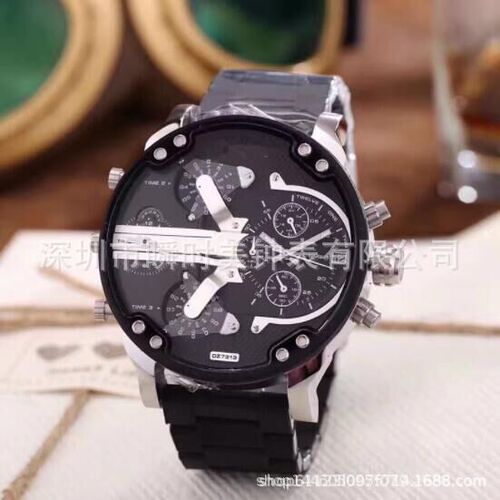 AliExpress DZ7370 Red Big Dial Men's Personality Fashion Watch for Export
