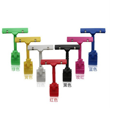 POP Ad Clip with Price Tag Holder for Supermarket Price Tags, Vertical Display Stand Shelf