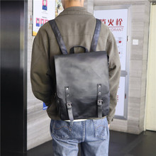 threebox韩版新款英伦日韩男士双肩包时尚学院风男女手提旅行背包