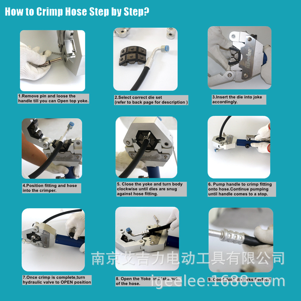 iGeelee Hose Crimping Tool IG-