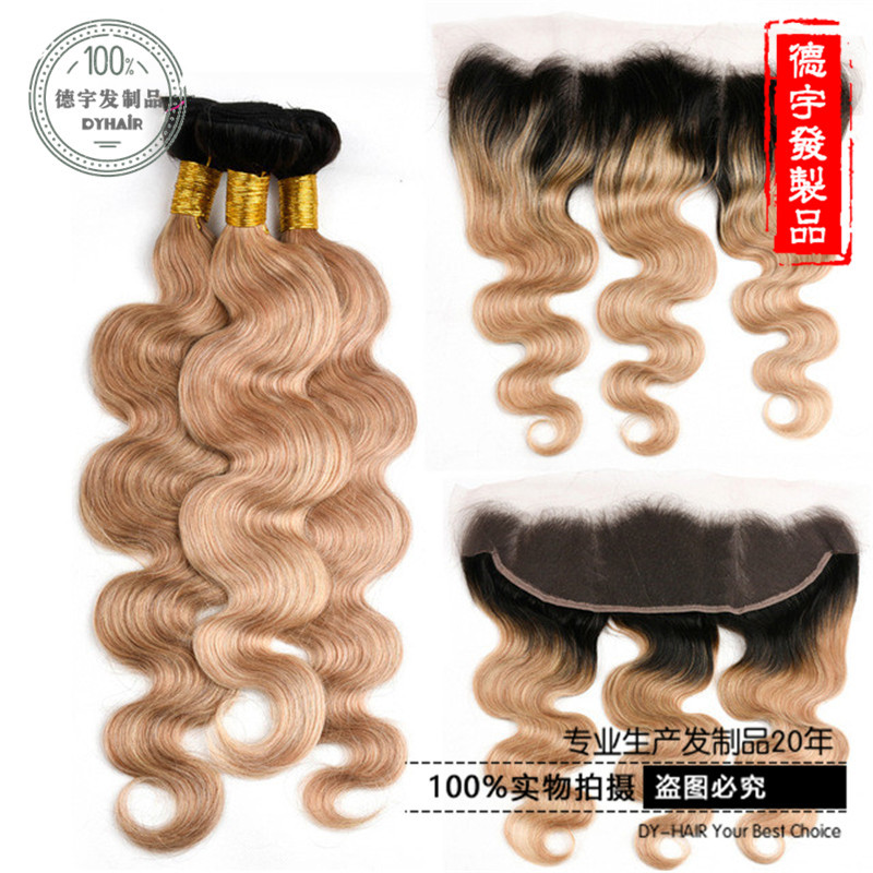 body wave dark root ombre two tone 1B/27...
