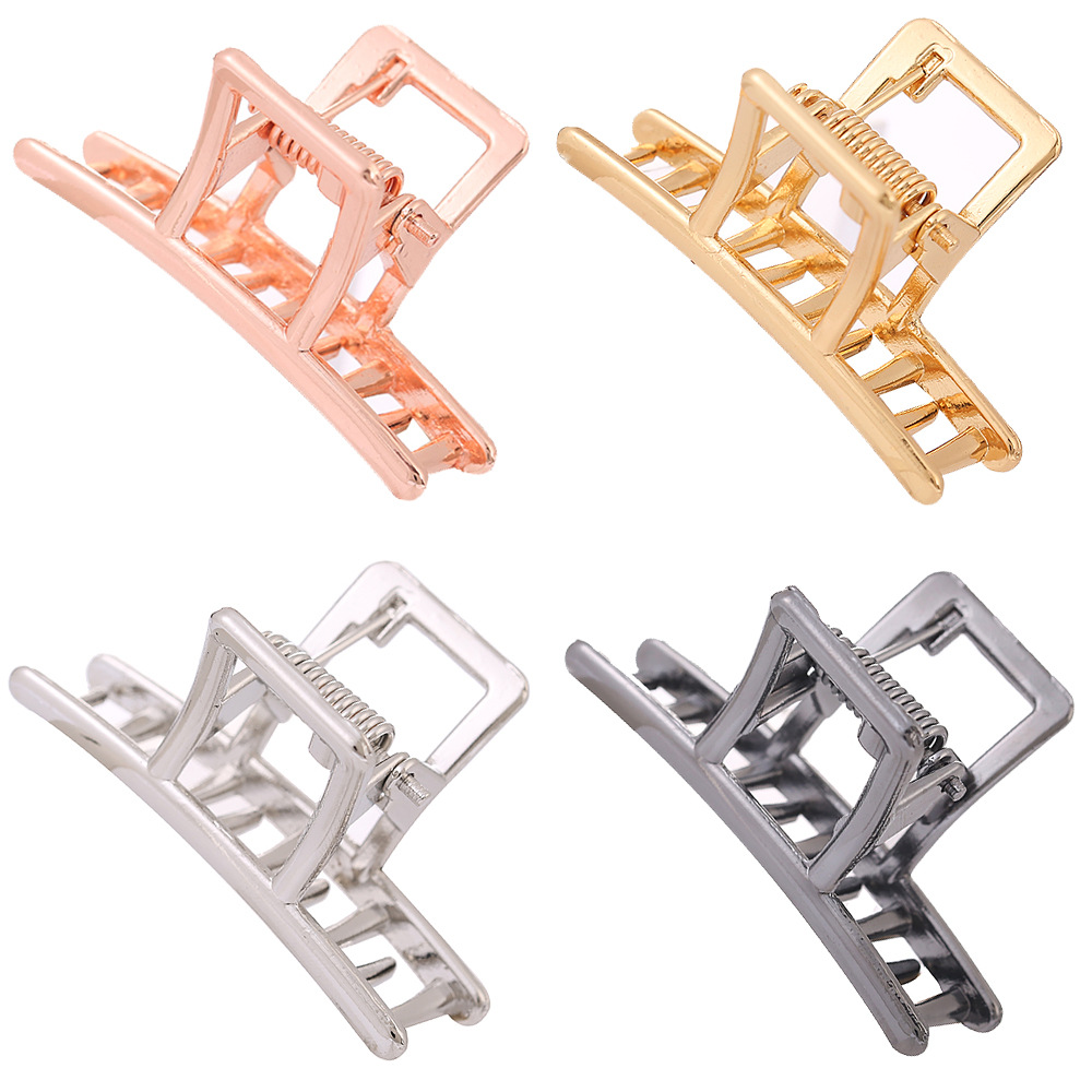 Simple Alloy Small Grabbing Clip Bath Clip Claw Clip Hairpin display picture 1
