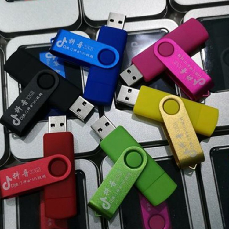 OTG usb flash drive Rotating mobile phon...