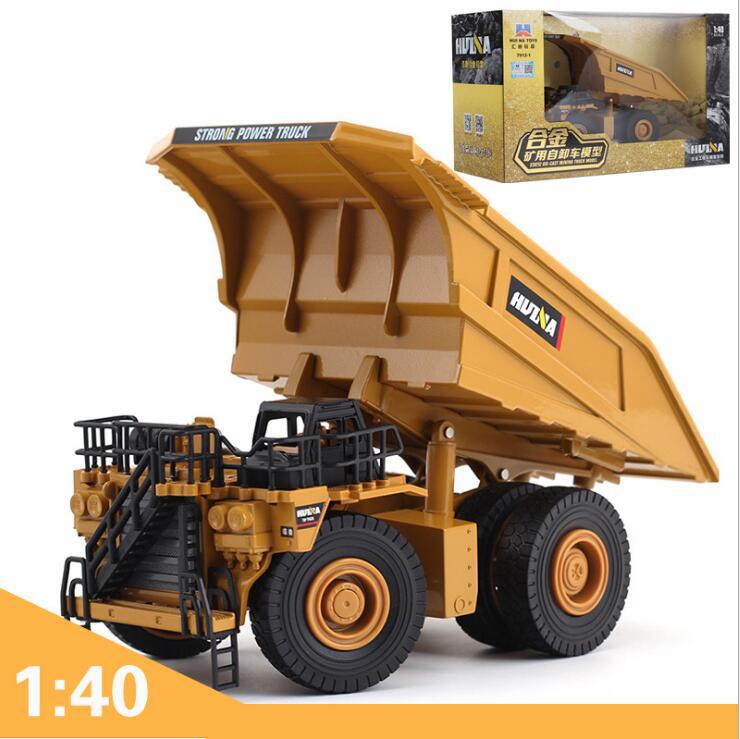 The Department is satisfied simulation alloy Mine Dump Truck Model The Department is satisfied 1: 40 children Glide Toy car Model wholesale