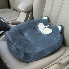 Car cartoon cushion seat thickened seat cushion winter warm cushion driving back cushion car home dual use