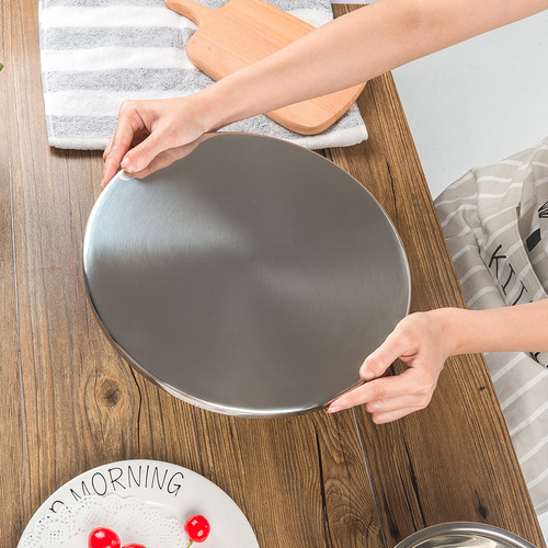 Factory direct sales stainless steel metal decorating turntable, decorating table, cake turntable 30cm baking tool, long speed