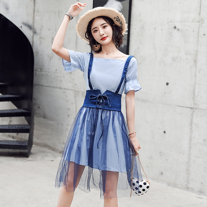 Costume femme MARQUE INDéPENDANTE en Coton denim mesh - Ref 3335555 Image 3