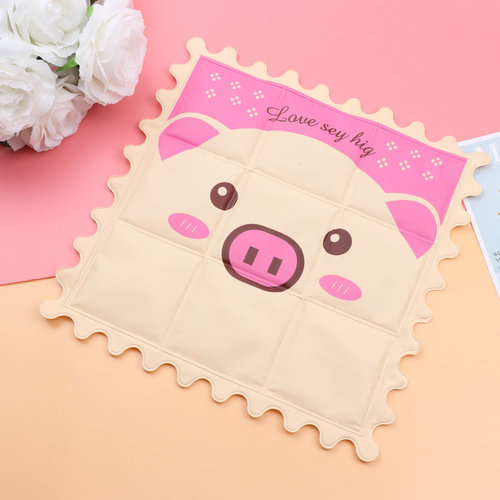 JOJOBA New Summer Cooling Ice Pad for Students Crystal Ice Pillow Car Cartoon Gel PVC Cooling Seat Cushion Wholesale