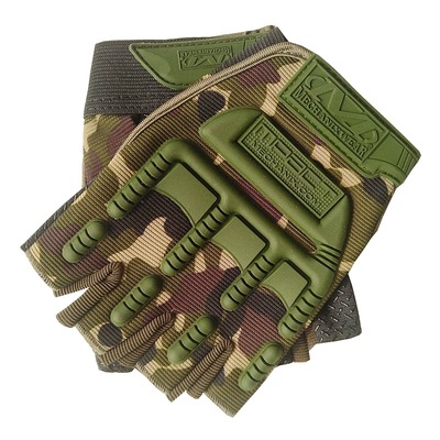 半指手套海豹技师战术战训户外运动硅胶防滑登上骑行安防防护手套