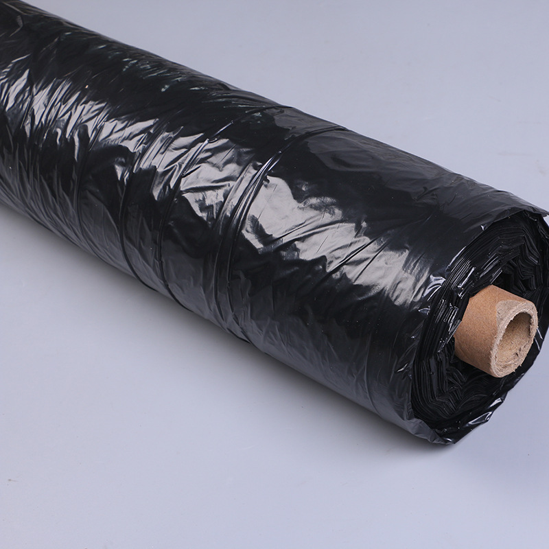 Los fabricantes suministran fresa especial película negra multi-especificación opcional PE película plástica agrícola