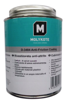 正品摩力克MOLYKOTE D-3484 齿轮弹簧螺栓控制杆热固化减摩涂层