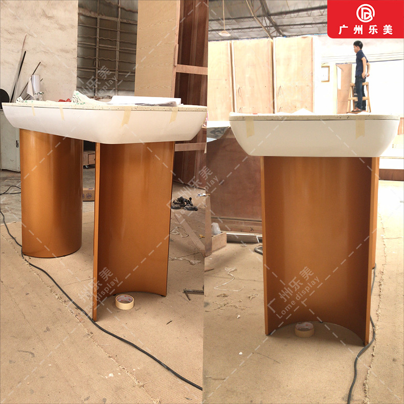 厂家定制热销高端欧美饰品柜饰品装饰台饰品展示架木质烤漆