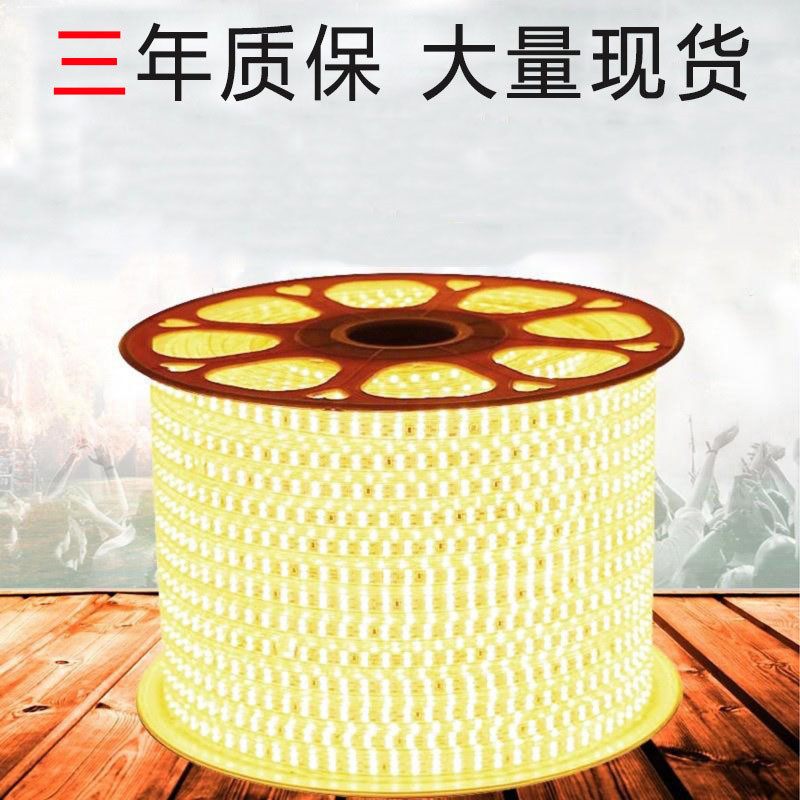 waterproof engineering high pressure Light belt 220v2835led Light belt 5050 hotel home decoration Light Bar Flexible Light shelves