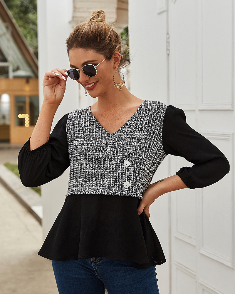 design women's spring and summer new commuter sexy top NSKA2146