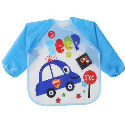 厂家直销EVA防水儿童罩衣宝宝长袖罩衣宝宝防水罩衣免洗画画衣|ms