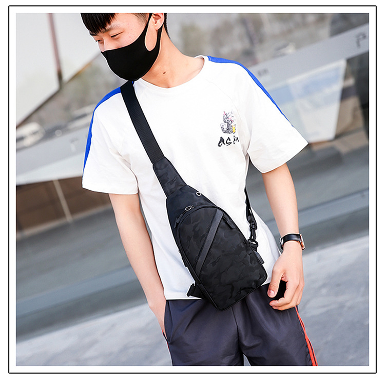 Men's Basic Classic Style Solid Color Polyester Waist Bags display picture 4