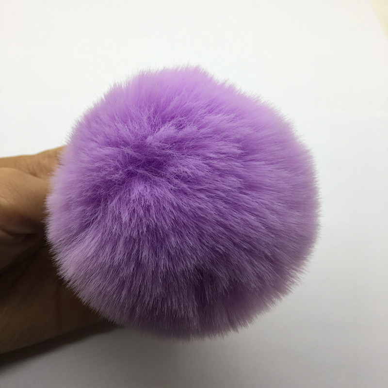 现货批发6 CM仿毛毛线球人造獭兔毛假毛球服装小毛绒球配件